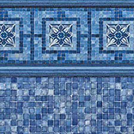 Vintage Mosaic/Blue Mosaic - 20 & 27 mil